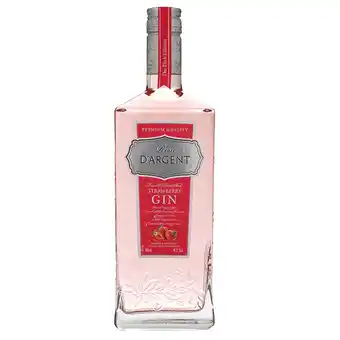 Dirck 3 Rose D'Argent  Strawberry Gin 70 cl aanbieding