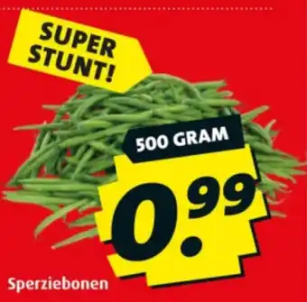 Boni Sperziebonen aanbieding