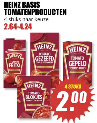 MCD Supermarkt Heinz basis tomatenproducten aanbieding