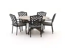 Kees Smit Hartman Berkeley/Provence ø150cm dining tuinset 6-delig aanbieding