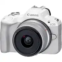 MediaMarkt CANON EOS R50 + RF-S 18-45MM WHITE aanbieding