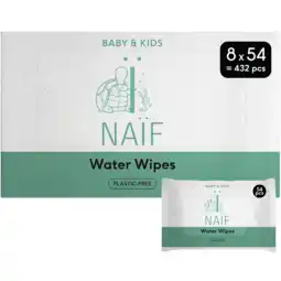 De Online Drogist Naif Plastic Free Wipes aanbieding