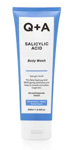 De Online Drogist Q+A Salicylic Acid Body Wash Watermelon Agave aanbieding