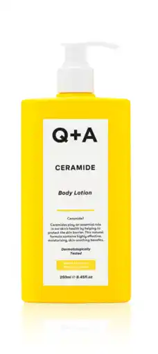 De Online Drogist Q+A Ceramide Body Lotion Amandel Pistache aanbieding