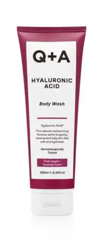 De Online Drogist Q+A Hyaluronic Acid Body Wash Apple Avocado aanbieding