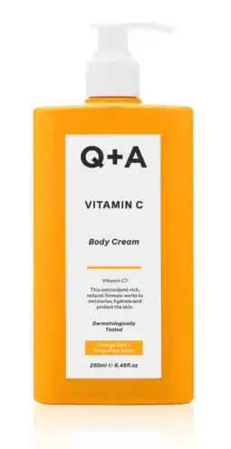 De Online Drogist Q+A Vitamine C Body Cream Orange Grapefruit aanbieding