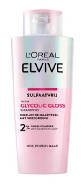 De Online Drogist Elvive Glycolic Gloss Shampoo aanbieding