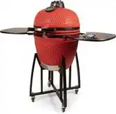 Bol.com Patton - Kamado 21 - Premium Red Devil - Keramische barbecue - incl. Bluetooth kerntemperatuurmeter - LED verlichting - Large aanbieding