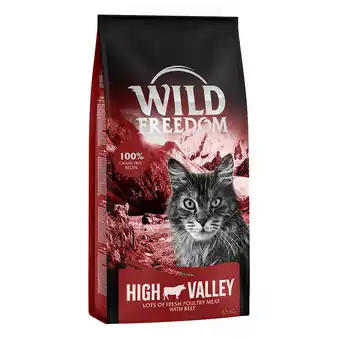 Zooplus 2x6,5g Adult High Valley Rund Wild Freedom Kattenvoer aanbieding