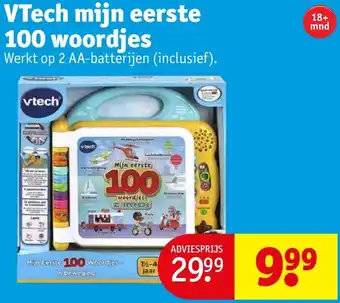 Kruidvat VTech mijn eerste 100 woordjes aanbieding