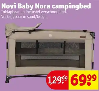 Kruidvat Novi Baby Nora campingbed aanbieding