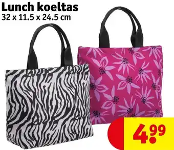 Kruidvat Lunch koeltas 32 x 11.5 x 24.5 cm aanbieding