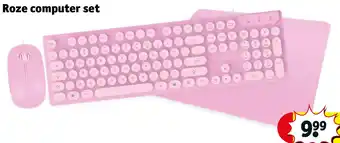 Kruidvat Roze computer set aanbieding