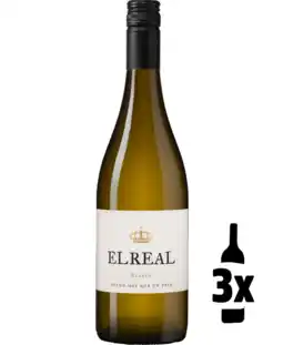 Wijnvoordeel El Real Blanco Probeerpakket (3 flessen) aanbieding