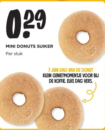 Jumbo Mini donuts suiker per stuk aanbieding