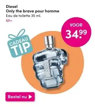 DA Diesel Only the brave pour homme aanbieding