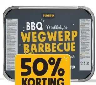 Jumbo Wegwerp barbecue aanbieding