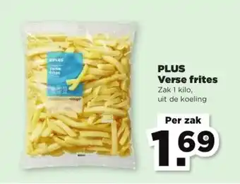 PLUS PLUS Verse frites aanbieding