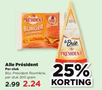 PLUS Alle Président aanbieding