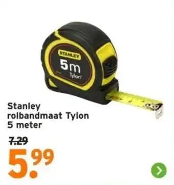 GAMMA Stanley rolbandmaat Tylon 5 meter aanbieding