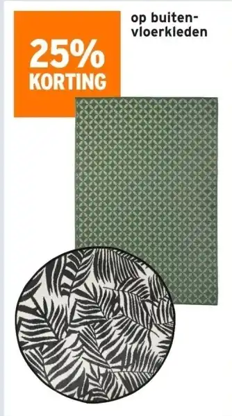 GAMMA buiten vloerkleed aanbieding
