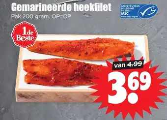 Dirk Gemarineerde heekfilet 200 gram aanbieding