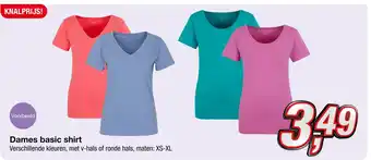 Kik Dames basic shirt aanbieding