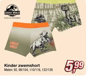 Kik Kinder zwemshort aanbieding