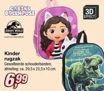 Kik Kinder rugzak aanbieding