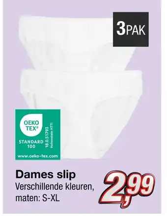 Kik Dames slip aanbieding