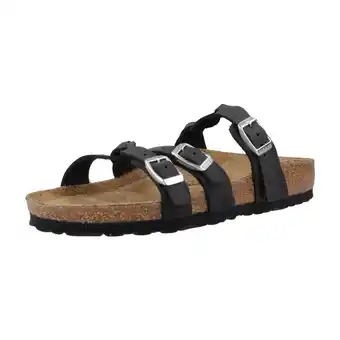 Spartoo Sandalen Birkenstock FRANCA BRAIDED OILED LEAT aanbieding