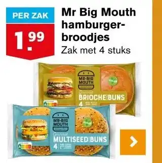 Hoogvliet Mr Big Mouth hamburger- aanbieding