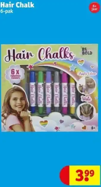 Kruidvat Hair Chalk 6-pak aanbieding