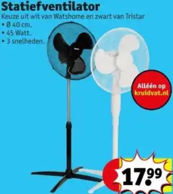 Kruidvat Statiefventilator aanbieding