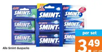 Albert Heijn Alle Smint duopacks aanbieding