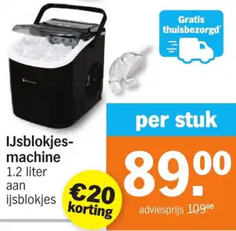 Albert Heijn IJsblokjesmachine 1.2 liter aanbieding