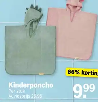 Albert Heijn Kinderponcho aanbieding