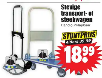 Dirk Stevige transport-of steekwagen aanbieding