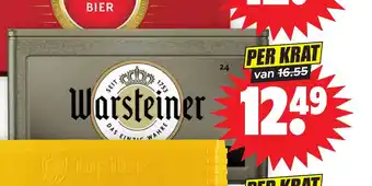 Dirk Warsteiner aanbieding