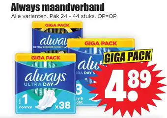 Dirk Always maandverband aanbieding