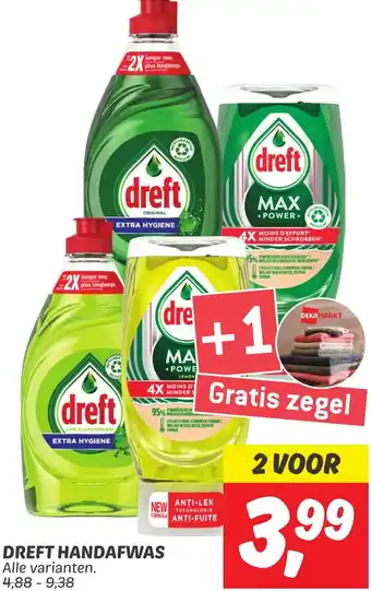 Dekamarkt DREFT HANDAFWAS aanbieding
