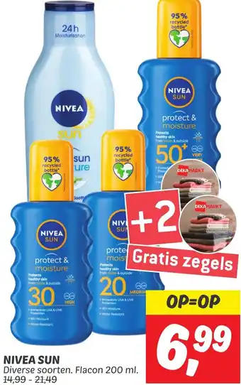 Dekamarkt NIVEA SUN 200ml aanbieding