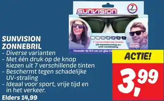 Dekamarkt SUNVISION ZONNEBRIL aanbieding