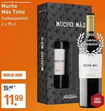 Gall & Gall Mucho Más Tinto Cadeaupakket, 2 x 75 cl aanbieding