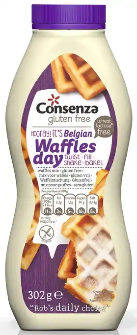 De Online Drogist Consenza Mix voor Wafels aanbieding
