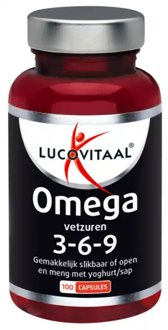 De Online Drogist Lucovitaal Omega 3-6-9 Vetzuren Capsules aanbieding