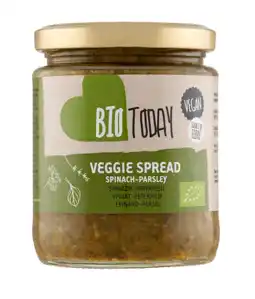 De Online Drogist BioToday Veggie Spread Spinach-Parsley aanbieding