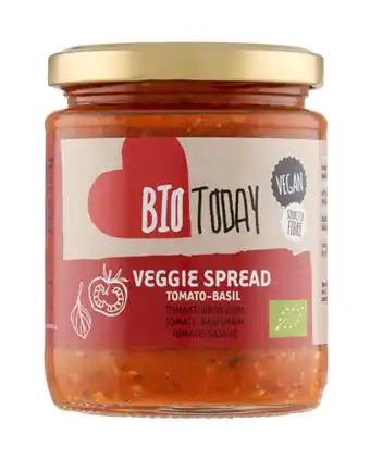 De Online Drogist BioToday Veggie Spread Tomato-Basil aanbieding