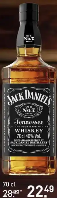 Gall & Gall JACK DANIEL'S Tennessee Sour Mash Whisky 70 cl aanbieding