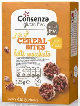De Online Drogist Consenza Cereal Bites Latte Macchiato aanbieding